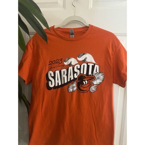 Baltimore Orioles Shirt Men's Medium 2023 Spring Training Sarasota Florida - Picture 1 of 5